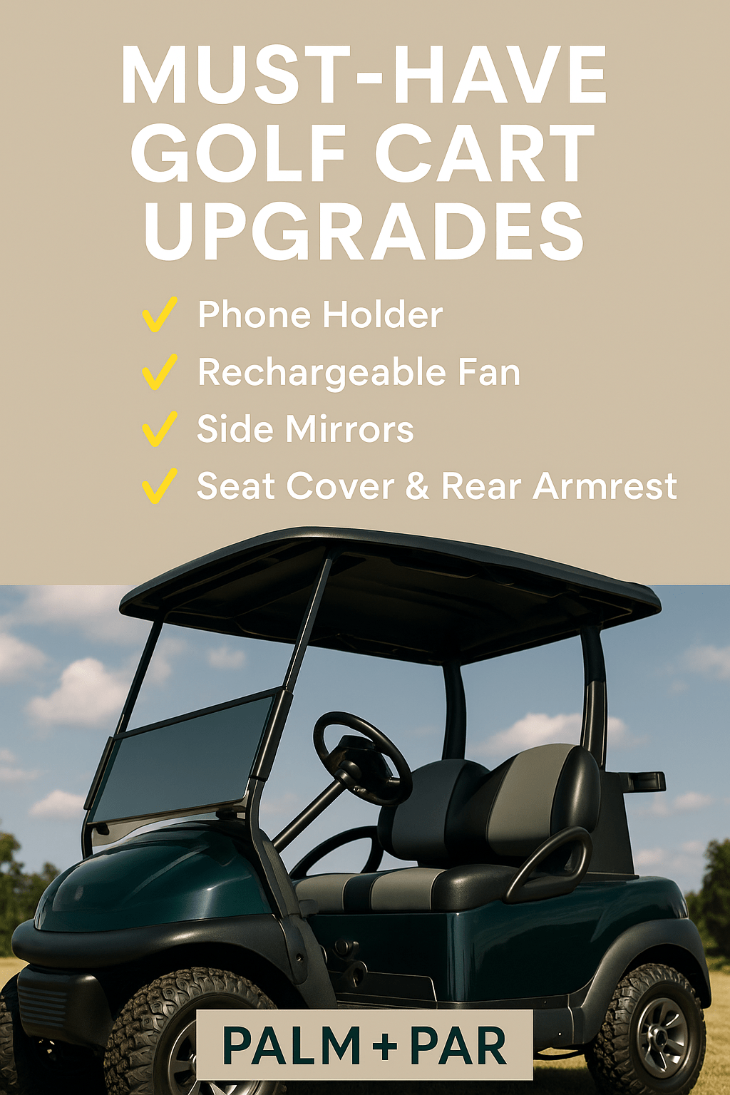 🛺 Top Golf Cart Accessories to Upgrade Your Ride